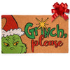 Grinch Please Door Mat Outdoor 30x17 Inch