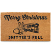 Merry Christmas Shitter's Full Door Mat 30x17 Inch