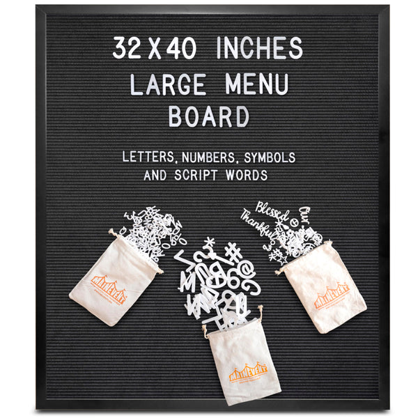 letter board menu board announcement