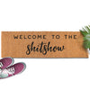 Welcome to The Shitshow Doormat 30x17" or 50x15", Welcome to The Shitshow Welcome Mat for Front Door, Welcome to The Shitshow Entrance Mat with Anti-Slip PVC Backing, Welcome to The Shitshow Coir Mat