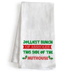 Jolliest Bunch of A**holes in This Side of The Nuthouse Kitchen Towel Funny Kitchen Towel 18x24 Inch