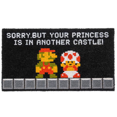 Sorry But Your Princess is in Another Castle Gamer Door Mat 30x17 Inch