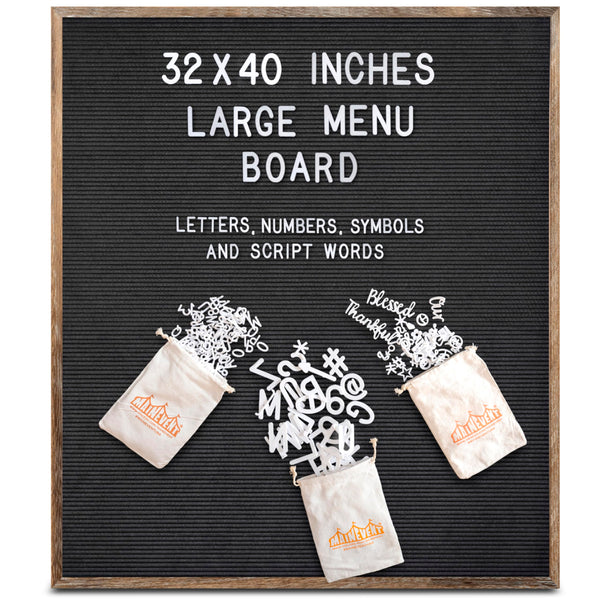 letter board menu board announcement