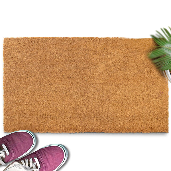 DIY plain coir door mats ourdoor rug