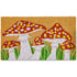 Mushroom Spring Summer Coir Welcome Doormat 30x17 Inch