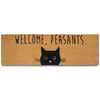 Welcome Peasants Cat Doormat 50x15 Inch