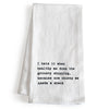 I Hate It When Healthy Me Does The Grocery Shopping Kitchen Towel 18x24 Inch
