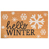 Hello Winter Door Mat 30x17 Inch
