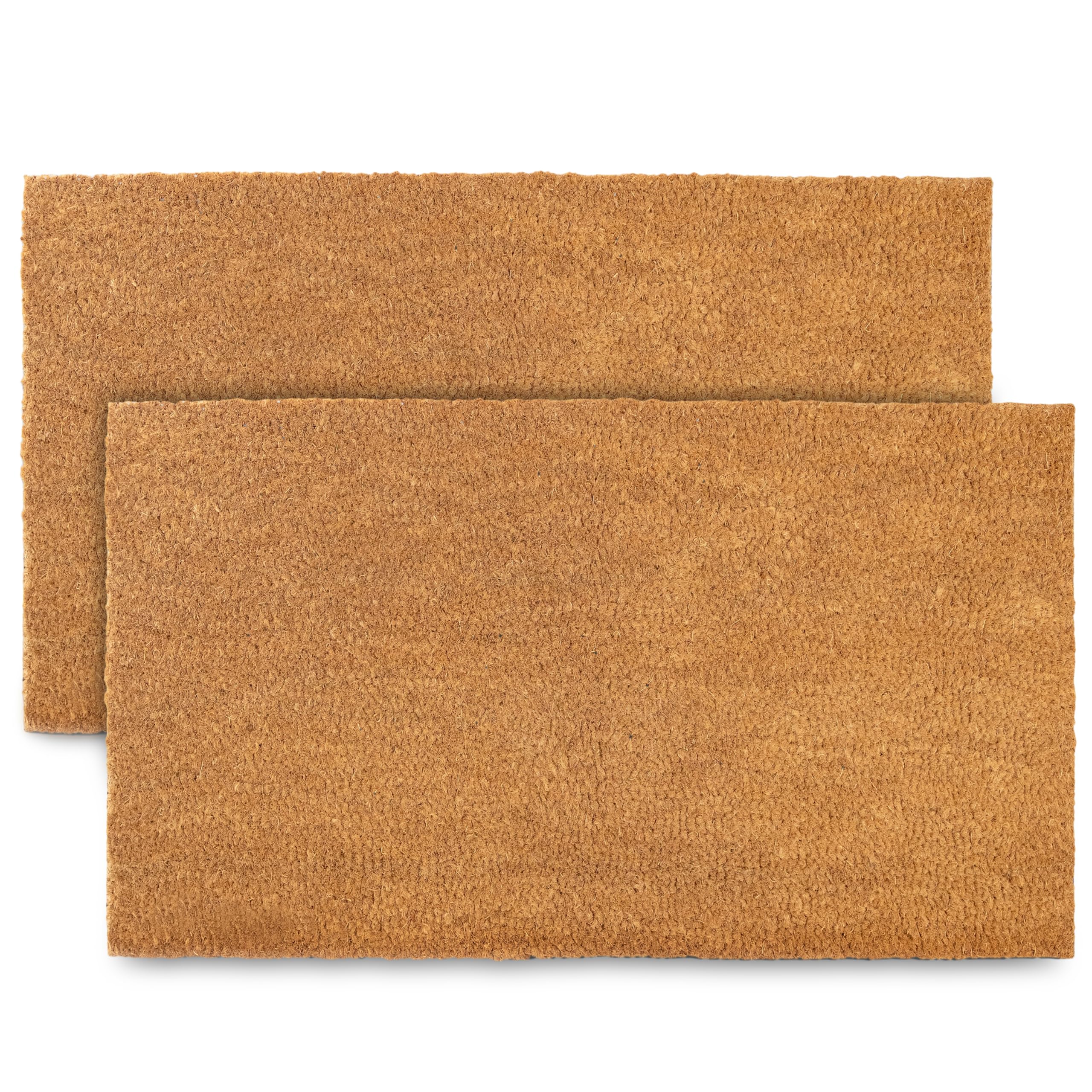 DIY plain coir door mats ourdoor rug