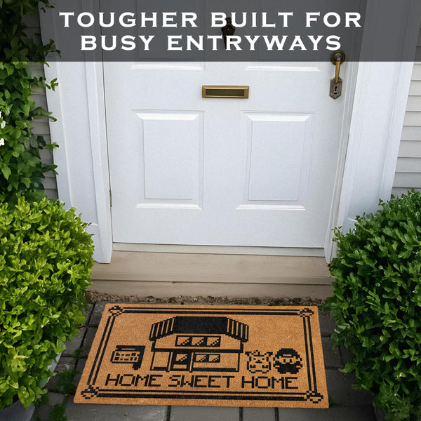 Home Sweet Home Door Mat Coir Rug 30x14 Inch, Anime Doormat Outdoor