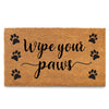 Coir Mat Wipe Your Paws 30"x17"