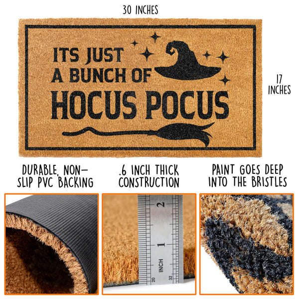 Hocus Pocus Fall Door Mat Outdoor 30x17 Inch