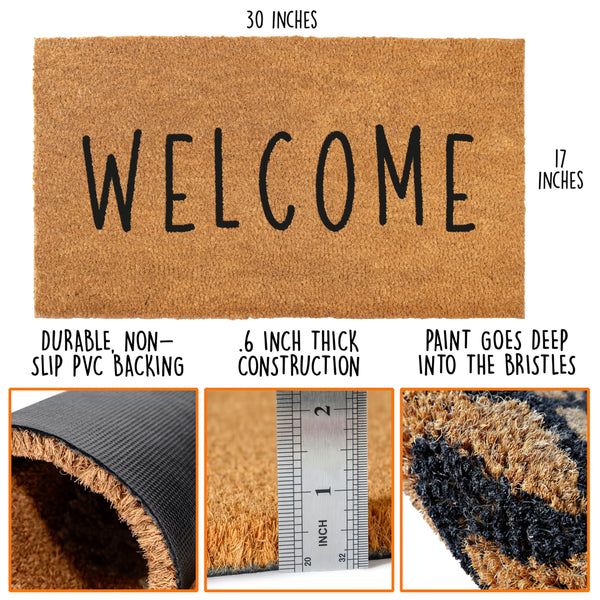 Welcome Mat Outdoor 30x17 Inch