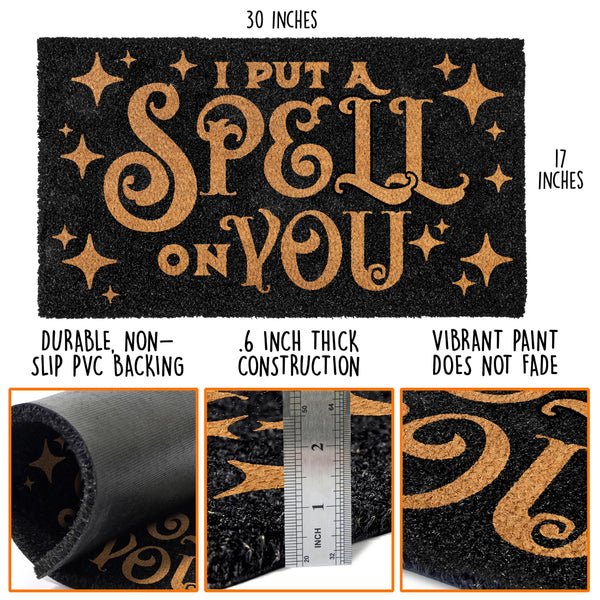 I Put a Spell on You Coir Door Mat 30x17 Inch