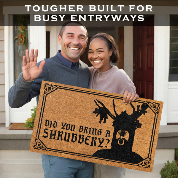 did you bring a shrubbery coir outdoor mat rug