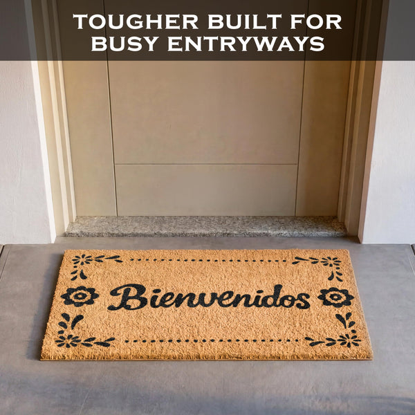 Bienvenidos Door Mat 30x17 Inch