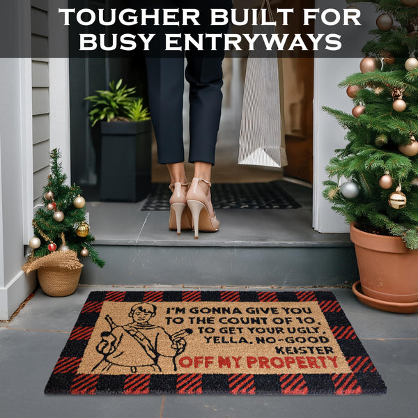 I'm Gonna Give You to the Count of 10 Door Mat 30x17 Inch
