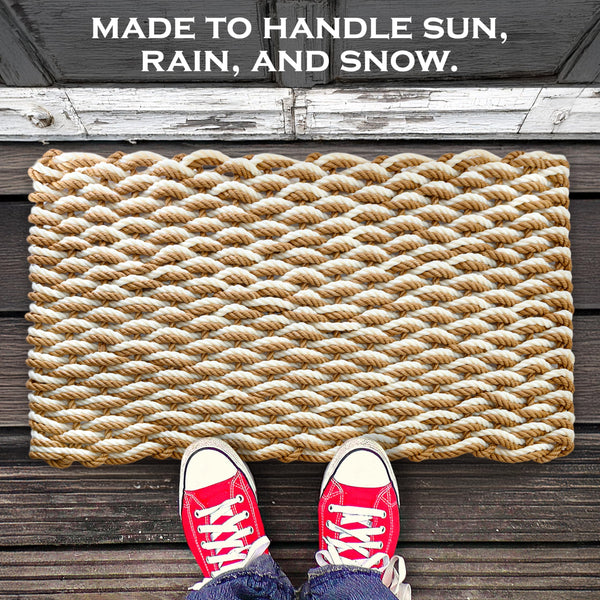 Lobster Rope Mat Sand 30x17 Inch