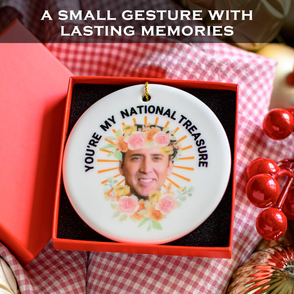 You're My Natural Treasure Funny Christmas Ornament 3 Inch