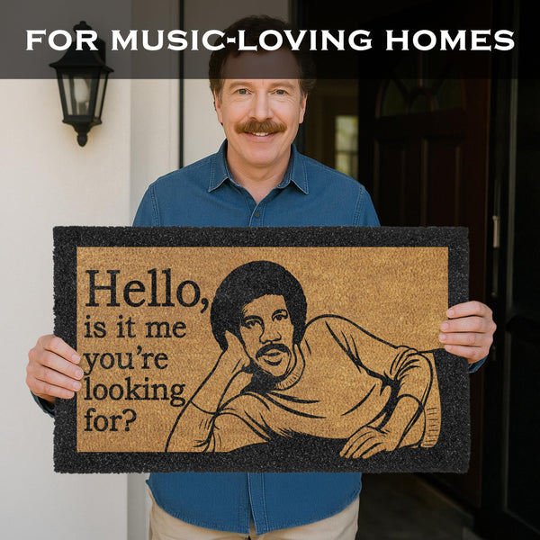 Hello Is It Me You're Looking for Welcome Mat Funny 30x17 Inch