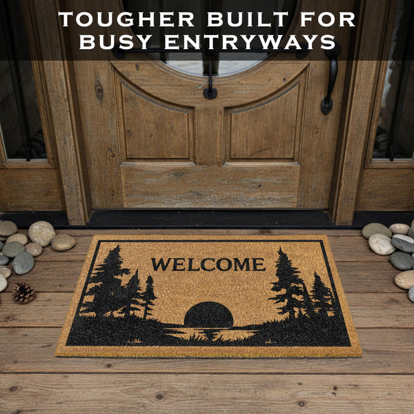 Lake House Cabin Door Mat 30x17 Inch