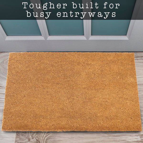 MAINEVENT Plain Blank Doormat Coir 30x17 Inch for Screen Printing