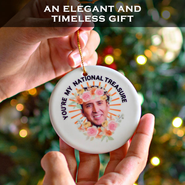 You're My Natural Treasure Funny Christmas Ornament 3 Inch