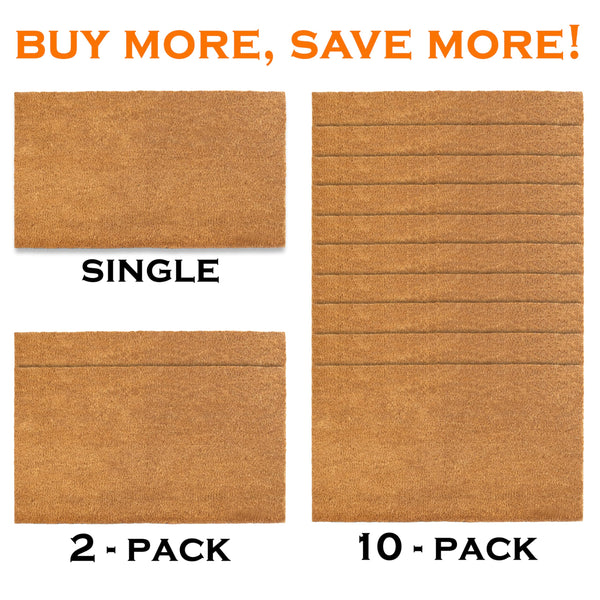 DIY Plain Coir Doormats in Bulk 30
