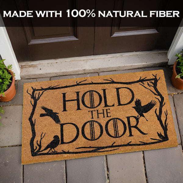 Hold The Door Coir Doormat Outdoor 30x17 Inch