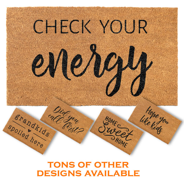 check your energy coir outdoor mat rug
