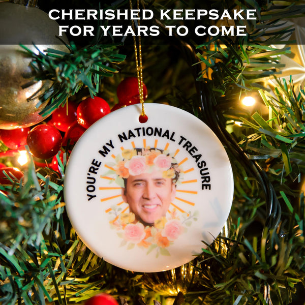 You're My Natural Treasure Funny Christmas Ornament 3 Inch