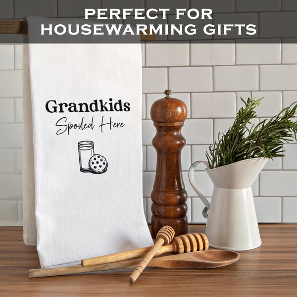 Grandkids Spoiled Here Kitchen Towel 18x24 Inch