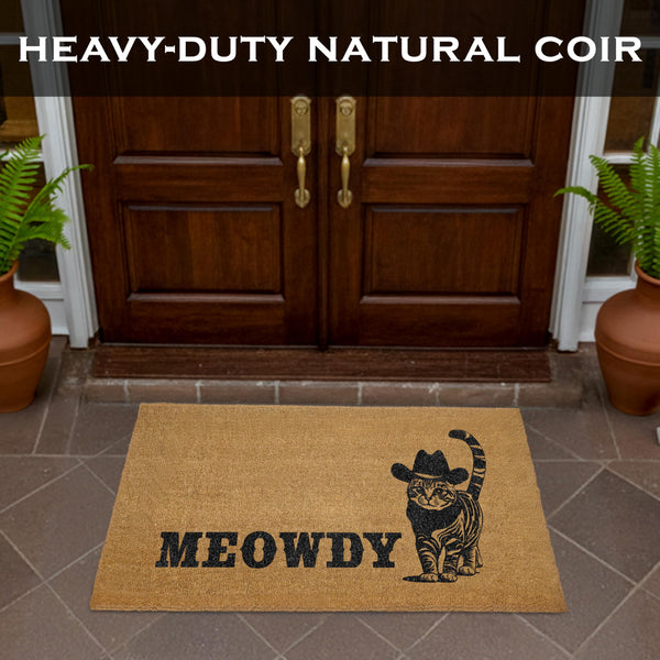 Meowdy Long Door Mat 48x24 Inch
