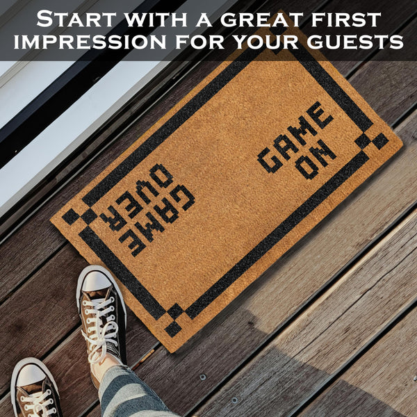 Game Over Door Mat 30x17 Inch