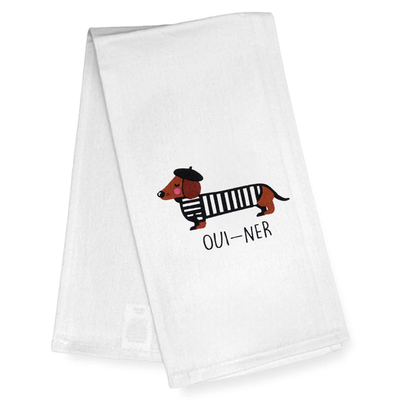 Ouiner Dachshund Kitchen Towel 18x24 Inch