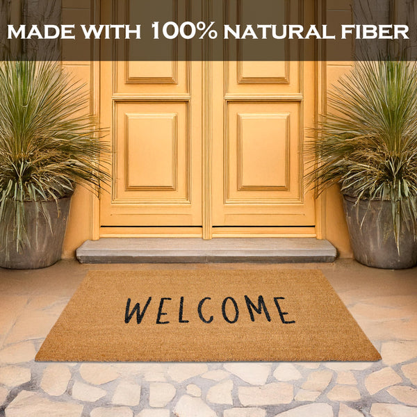 Welcome Long Door Mat 48x24 Inch