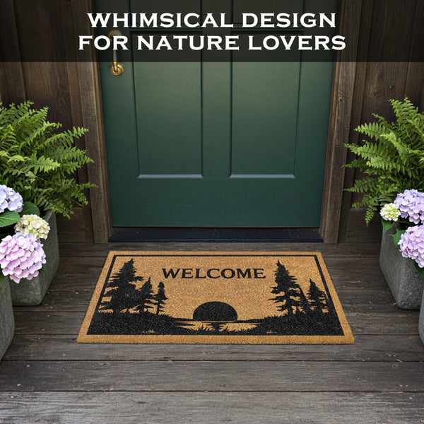 Lake House Cabin Door Mat 30x17 Inch
