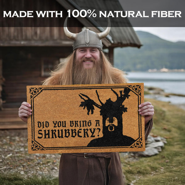 did you bring a shrubbery coir outdoor mat rug