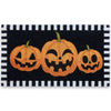 Halloween Pumpkin-themed Coir Door Mat 30x17 Inch