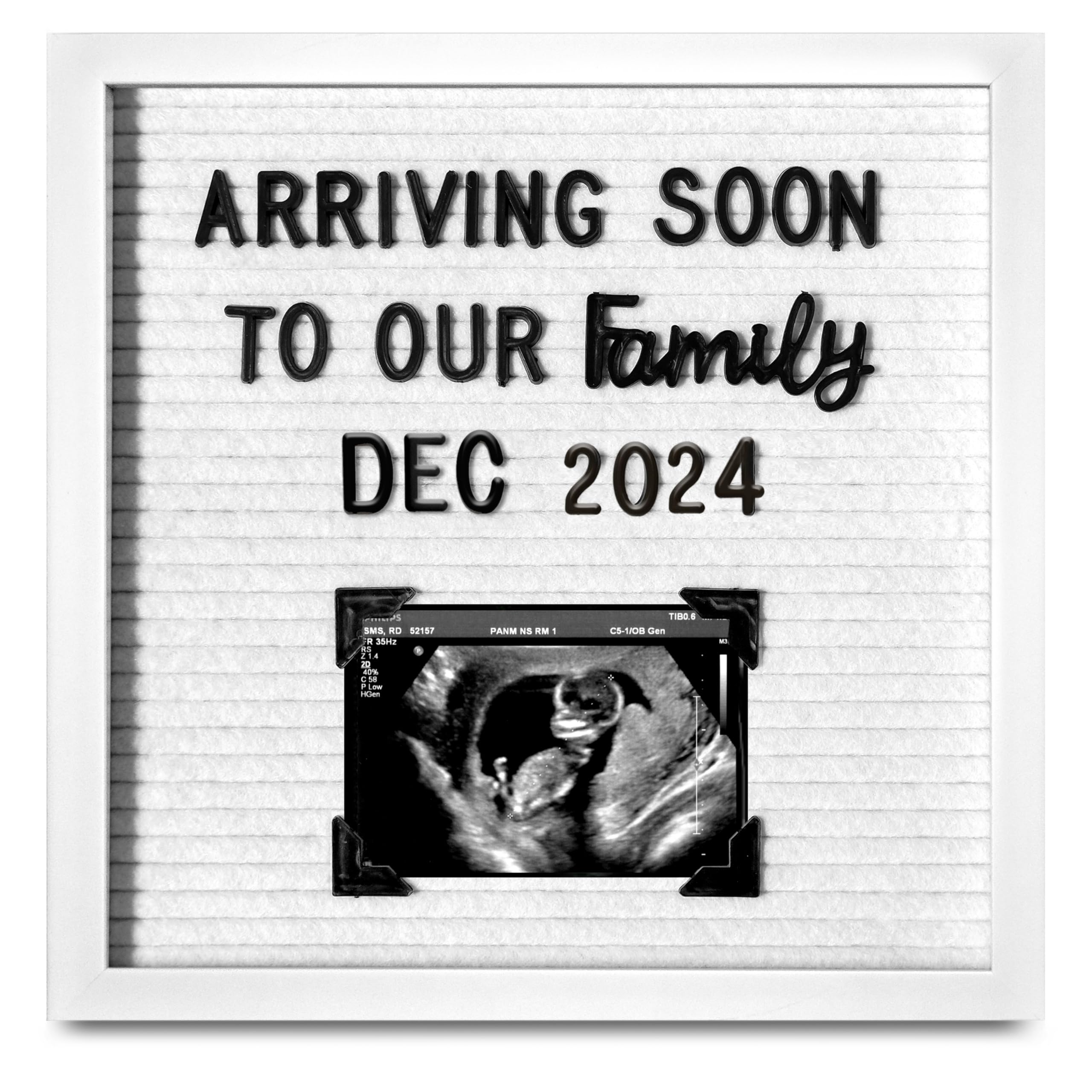 MAINEVENT All white felt letter board