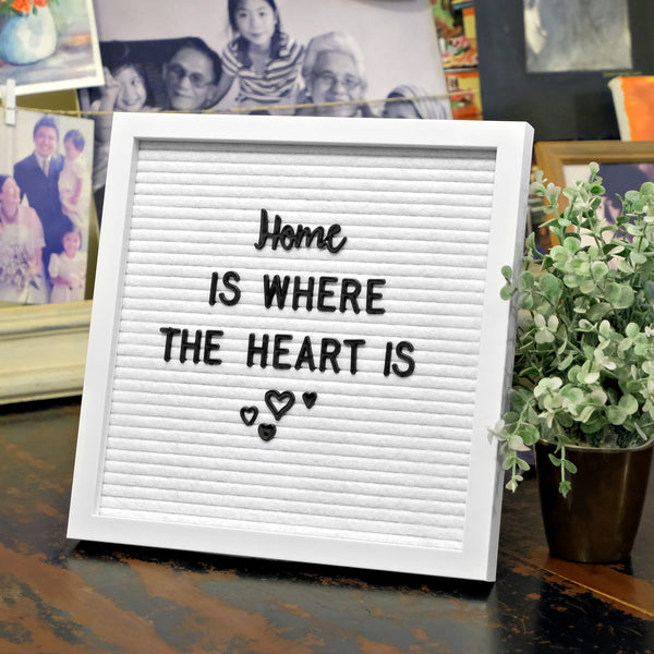 MAINEVENT All white felt letter board