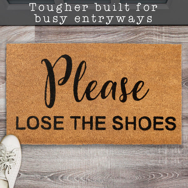 MAINEVENT Funny Lose the Shoes Coir Outdoor Mat