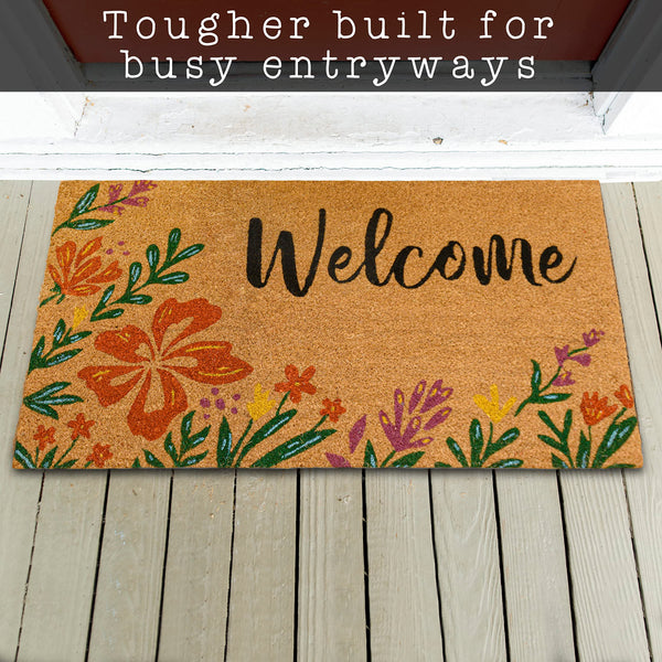 MAINEVENT Summer Spring Coir Doormat  Outdoor Mats