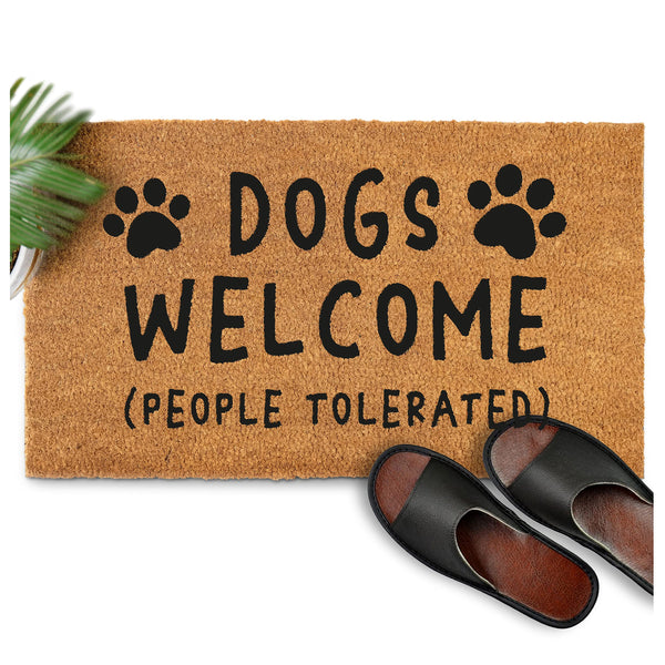 MAINEVENT dog-lover themed coir doormats outdoor mats funny mats