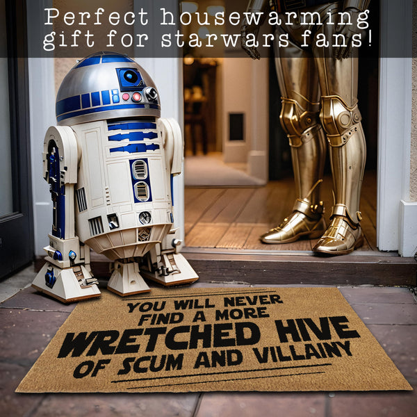 MAINEVENT wretched hive star wars coir outdoor mat