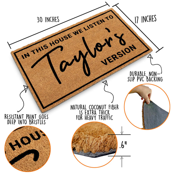 Mainevent We listen to Taylor coir outdoor mats