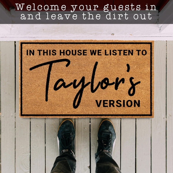 Mainevent We listen to Taylor coir outdoor mats
