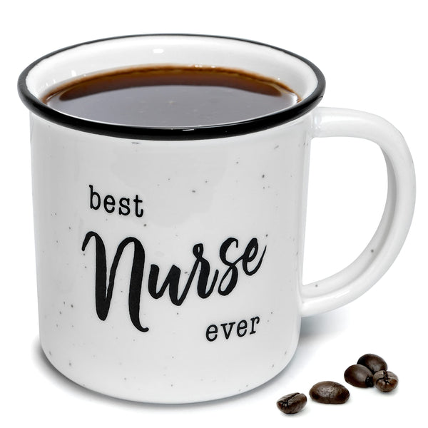 best nurse ever ceramic coffee campfire mug