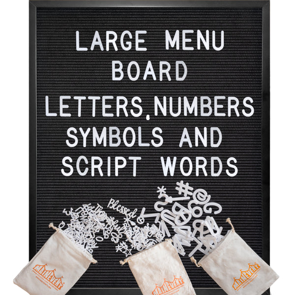 letter board menu board announcement