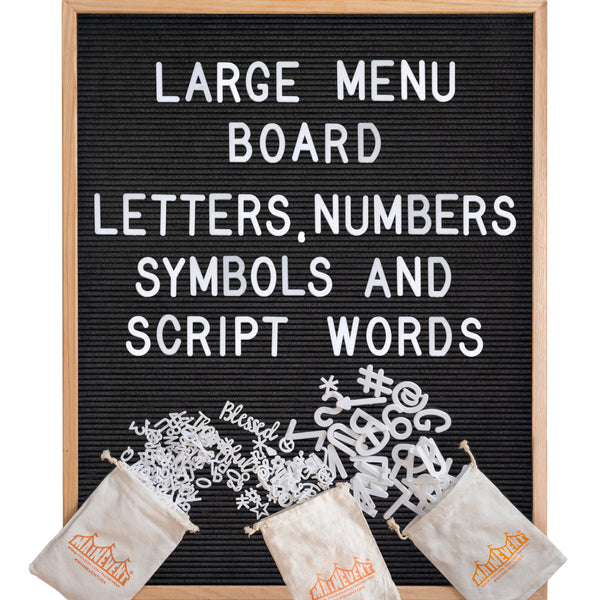 letter board menu board announcement
